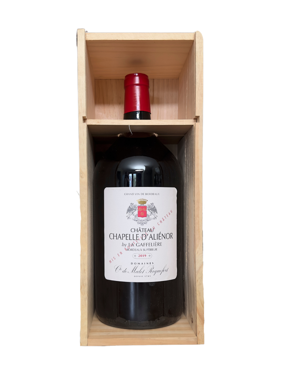 Bordeaux Rouge Superieur Double Magnum, Chapelle D'Alienor, Bordeaux, France, 2019