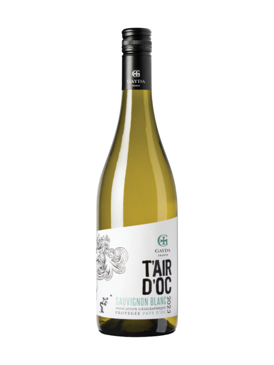 T’air d’Oc Sauvignon Blanc IGP, Domaine Gayda, Languedoc, France, 2023