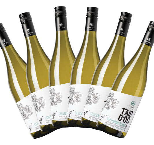 Sauvignon Blanc Case, T’air d’Oc IGP, Domaine Gayda, Languedoc, France, 2023